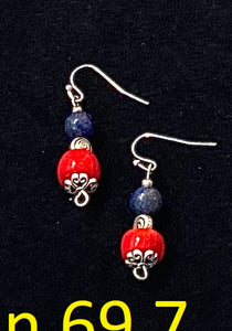 Naušnice od poludragog kamena 69 - Earrings of semi-precious stones 69