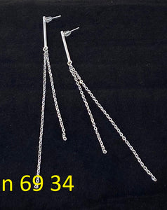 Naušnice od čelika  69- Steel  Earrings 69