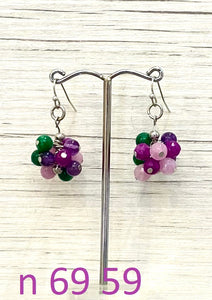 Naušnice od poludragog kamena 69 - Earrings of semi-precious stones 69