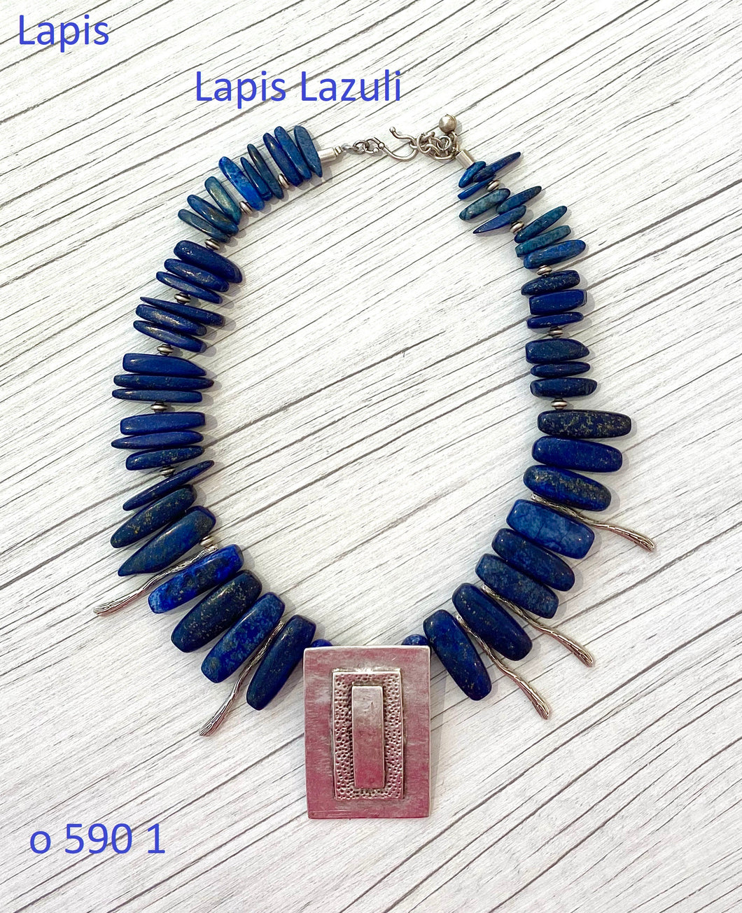 Ogrlica od lapisa 590 -Lapis Lazuli  Necklace 590