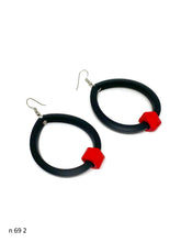 Učitajte sliku u preglednik galerije, Naušnice od gume 69 -Rubber  Earrings 69
