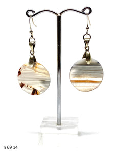 Naušnice od ahata 69 -  Agate Earrings 69