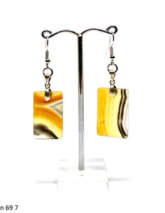 Naušnice od ahata 69 -  Agate Earrings 69